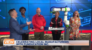 RND Automation demonstrates FANUC Collaborative Robot live on Suncoast View News for National Manufacturing Month. Also featuring FUNducation, Inc. and SAMA - Sarasota-Manatee Area Manufacturers Association