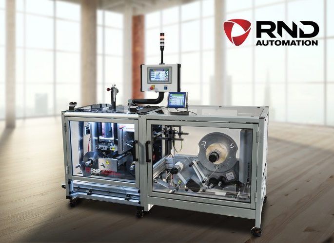 Kanga Poucher with Print & Apply for Robotic Automation