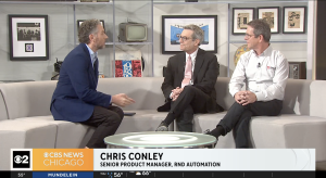 RND Automation Live Interview on CBS Chicago at the Automate Show 2024