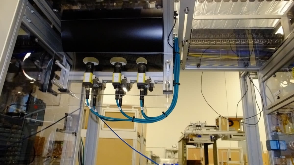 Print inspection system on automated packaging machinery