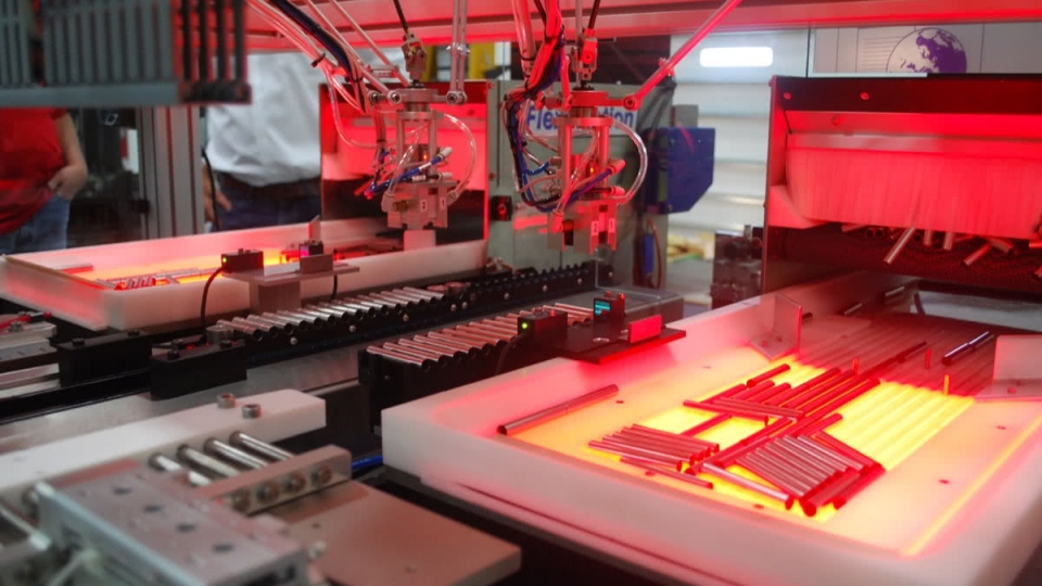 Vision Guided Flexomation by Fanuc Robotics